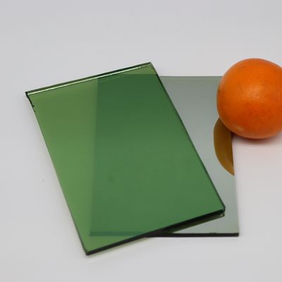 1/4 Inch Dark Green Dark Gray Dark Gray Reflective Glass For Buildings